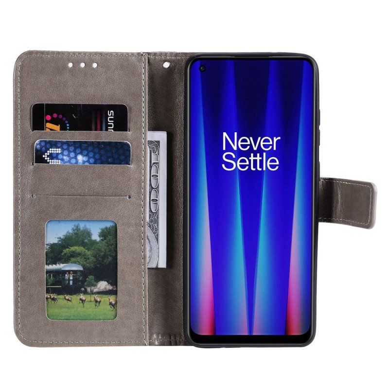 Etui Folio do OnePlus Nord CE 2 5G Kwiatowa Mandala