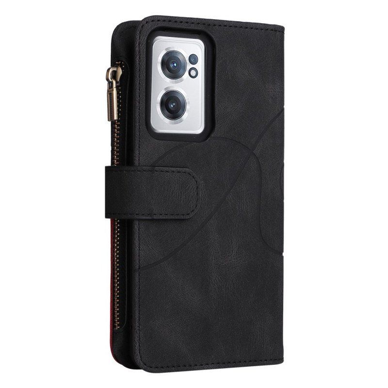 Etui Folio do OnePlus Nord CE 2 5G Portfel Wielofunkcyjny Portfel