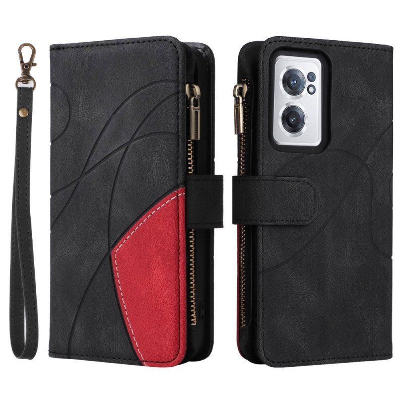 Etui Folio do OnePlus Nord CE 2 5G Portfel Wielofunkcyjny Portfel