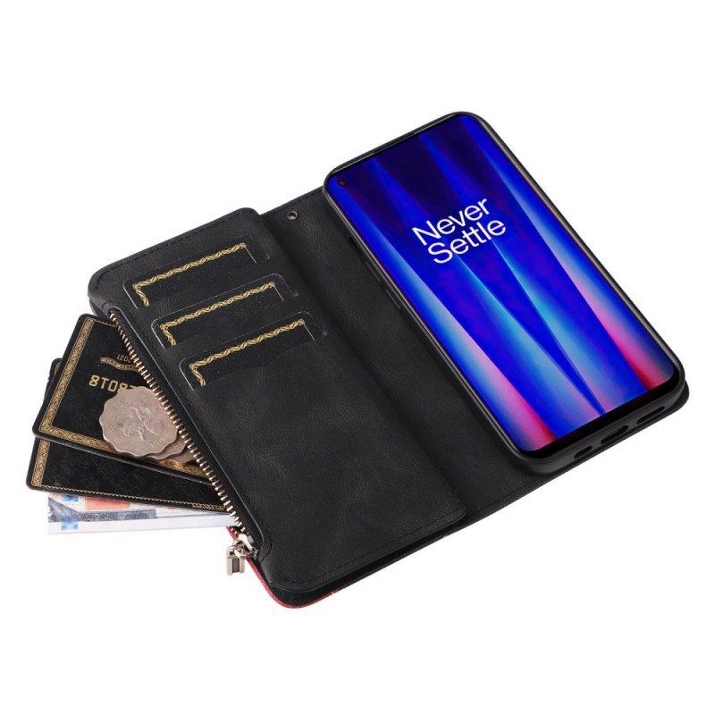 Etui Folio do OnePlus Nord CE 2 5G Portfel Wielofunkcyjny Portfel