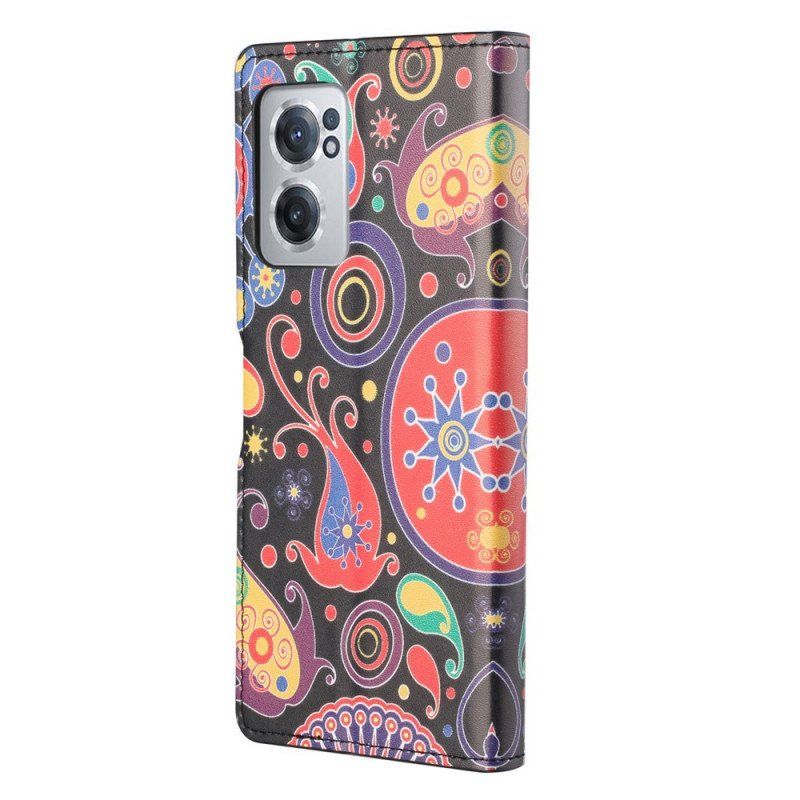 Etui Folio do OnePlus Nord CE 2 5G Psychodeliczny