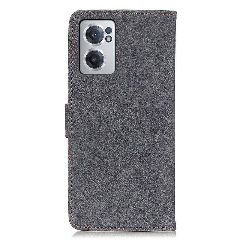 Etui Folio do OnePlus Nord CE 2 5G Retro Kazneh