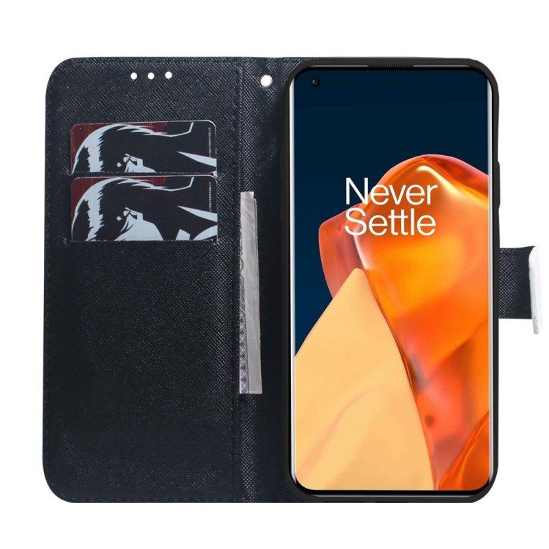 Etui Folio do OnePlus Nord CE 2 5G Smutna Panda