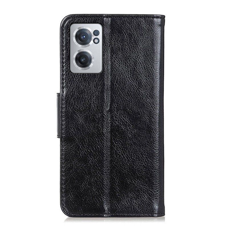 Etui Folio do OnePlus Nord CE 2 5G Tekstura Nappy