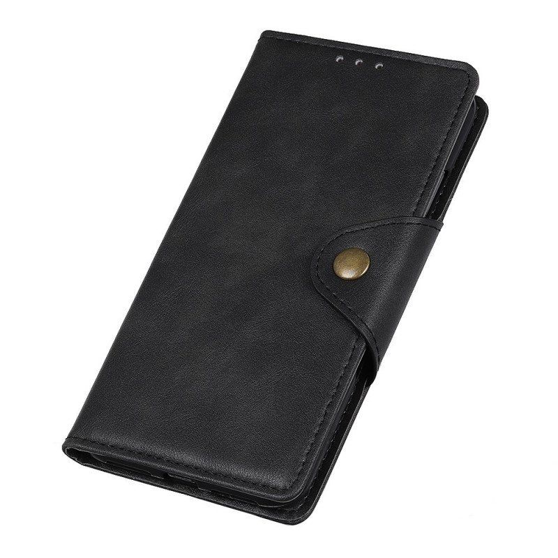 Etui Folio do OnePlus Nord CE 2 Lite 5G Stylowy Skórzany Guzik