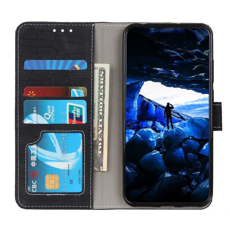 Etui Folio do Oppo Find X5 Lite Moc Krokodyla