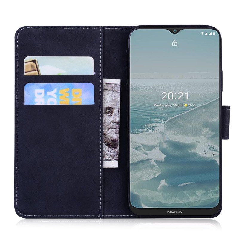 Etui Folio do Oppo Find X5 Lite Motyl Dotykający Skóry