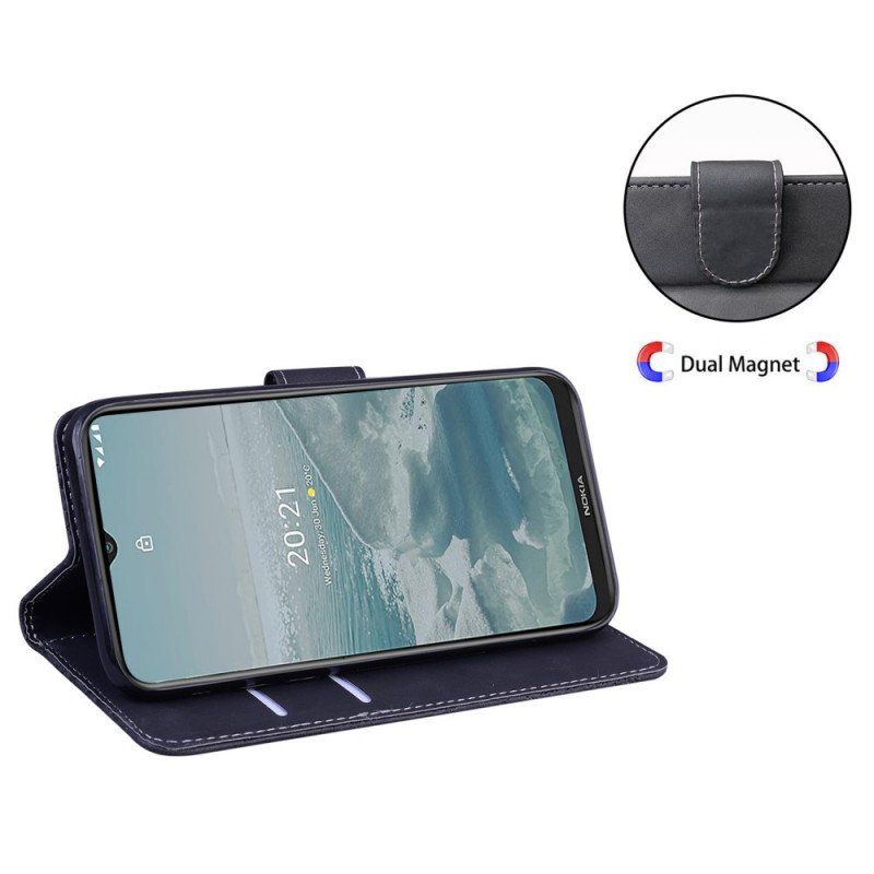 Etui Folio do Oppo Find X5 Lite Motyl Dotykający Skóry