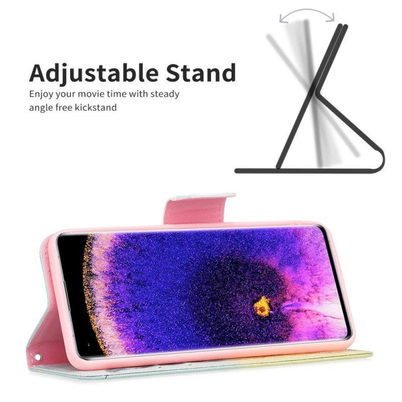 Etui Folio do Oppo Find X5 Lite Pióro