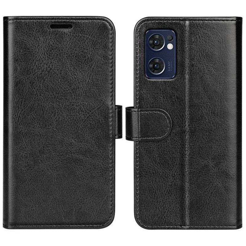 Etui Folio do Oppo Find X5 Lite Skórzany Styl Vintage