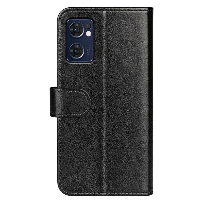 Etui Folio do Oppo Find X5 Lite Skórzany Styl Vintage