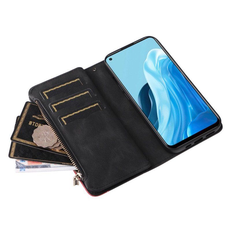 Etui Folio do Oppo Find X5 Lite Wielofunkcyjny Dwukolorowy