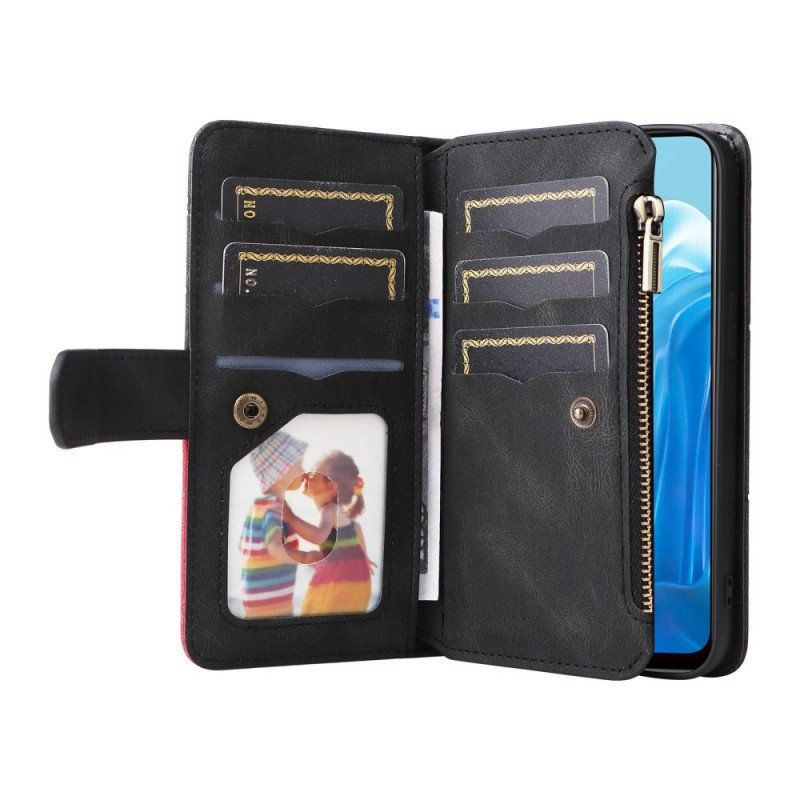 Etui Folio do Oppo Find X5 Lite Wielofunkcyjny Dwukolorowy