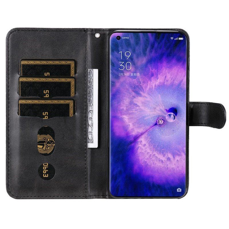 Etui Folio do Oppo Find X5 Pro Portfel