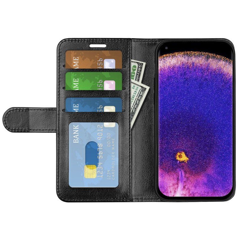 Etui Folio do Oppo Find X5 Pro Sztuczna Skóra W Stylu Vintage