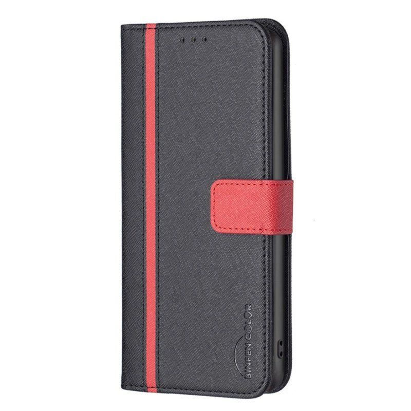 Etui Folio do Oppo Find X5 Pro Tetxuré Binfen Color Ze Sztucznej Skóry