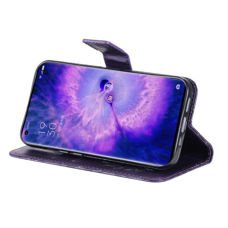 Etui Folio do Oppo Find X5 Pro z Łańcuch Stringi Słońce