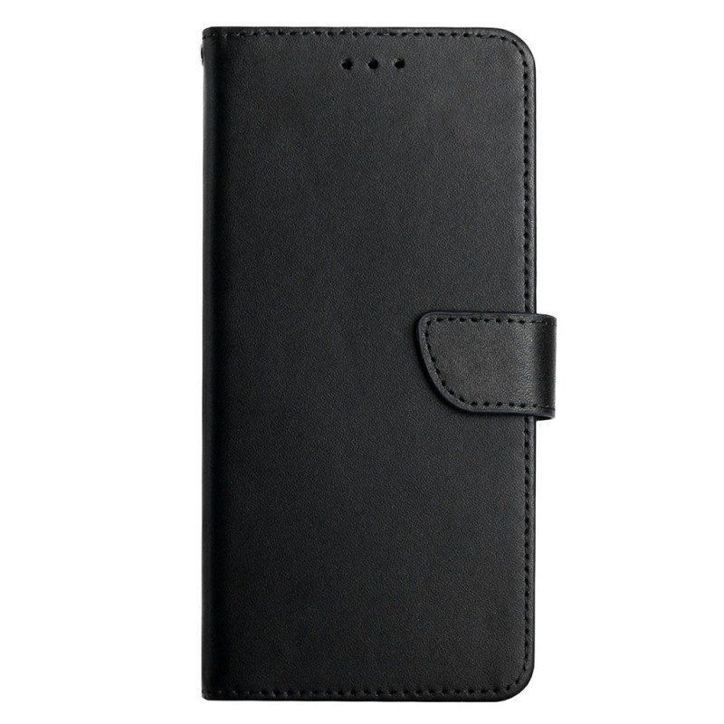 Etui Folio do Oppo Reno 7 Prawdziwa Skóra Nappa