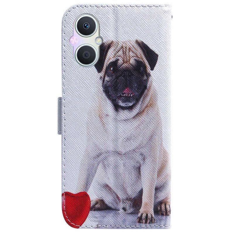 Etui Folio do Oppo Reno 8 Lite Mops Pies