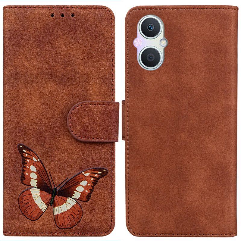 Etui Folio do Oppo Reno 8 Lite Motyl