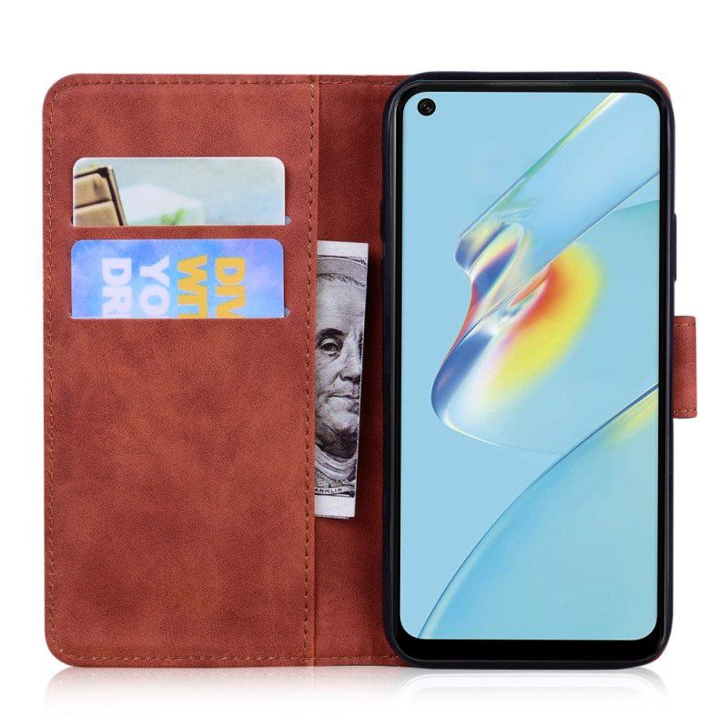 Etui Folio do Oppo Reno 8 Lite Motyl