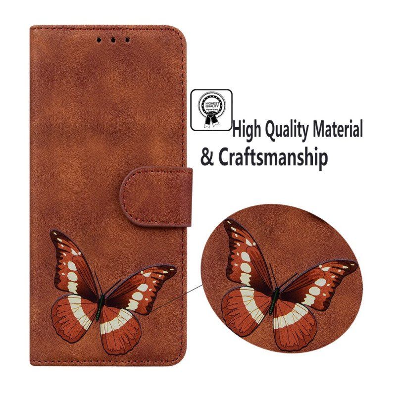 Etui Folio do Oppo Reno 8 Lite Motyl