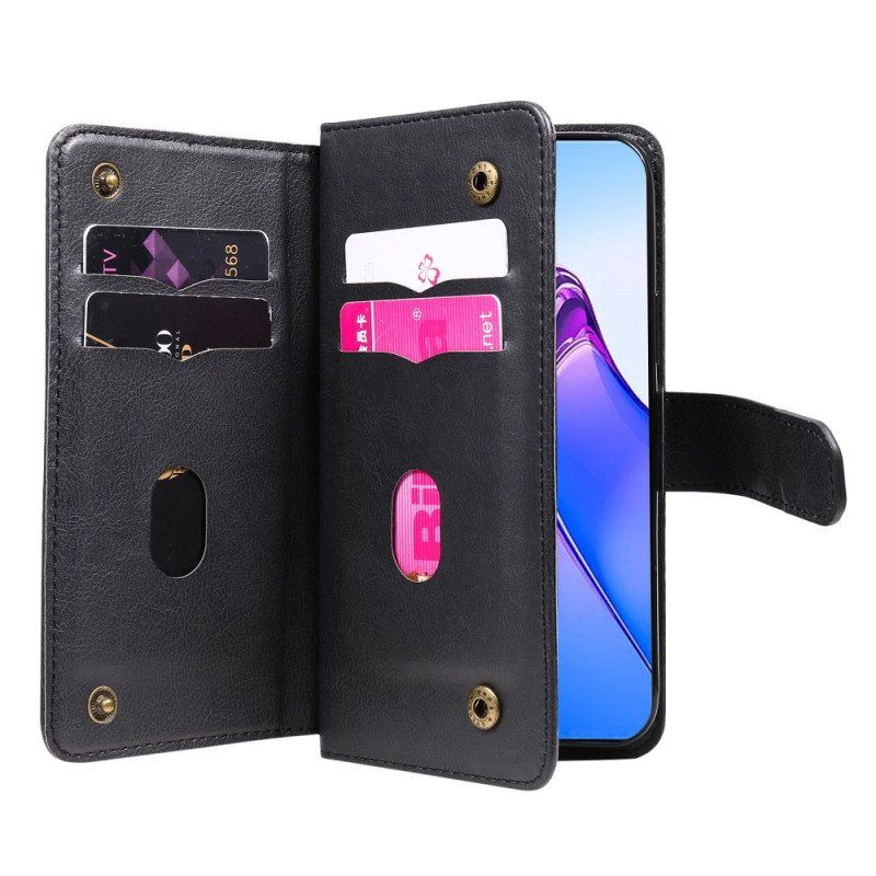 Etui Folio do Oppo Reno 8 Pro Posiadacz Karty