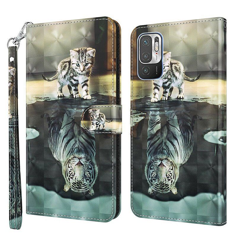 Etui Folio do Poco M3 Pro 5G Ernest Tygrys