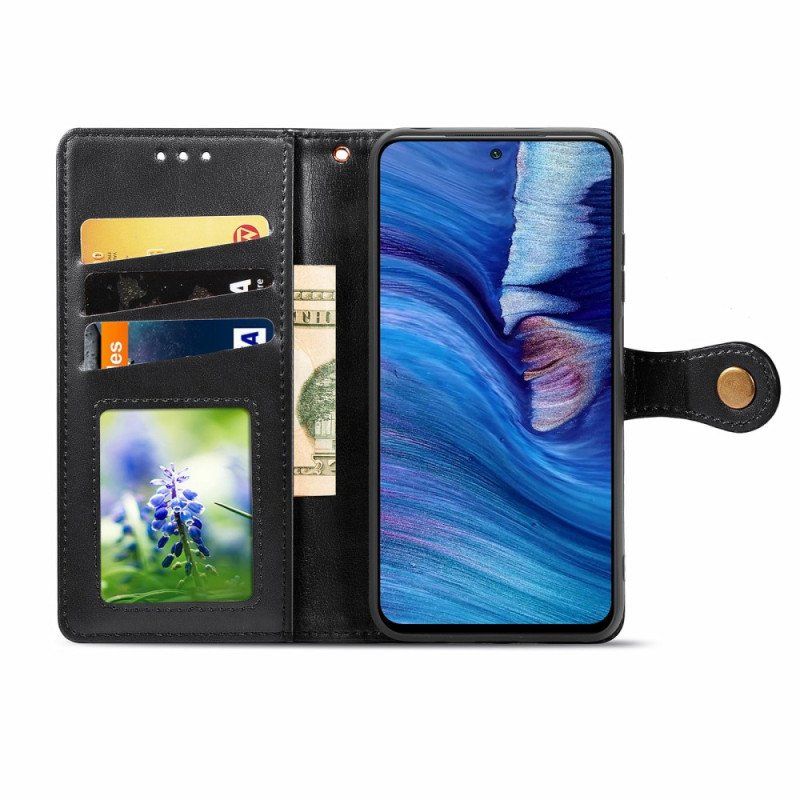 Etui Folio do Poco M3 Pro 5G Nit Zapięcie I Pasek