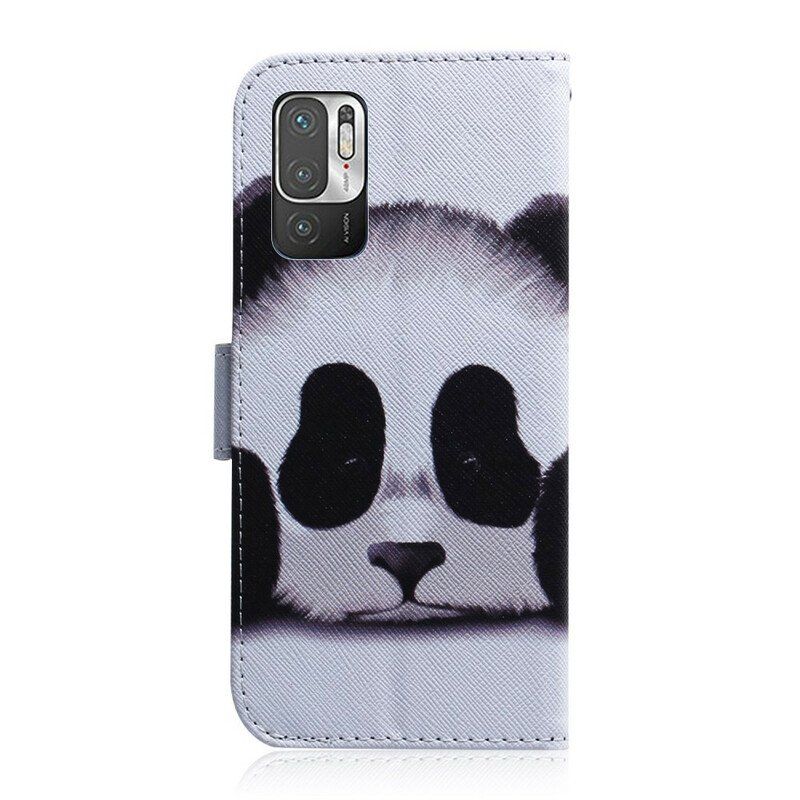 Etui Folio do Poco M3 Pro 5G Twarz Pandy