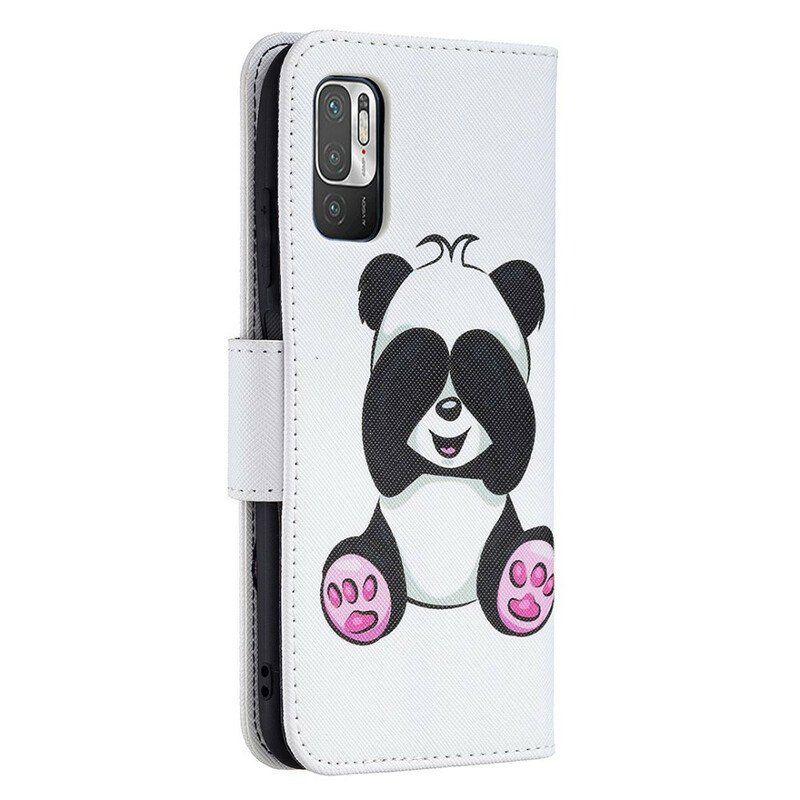 Etui Folio do Poco M3 Pro 5G Zabawa Pandami