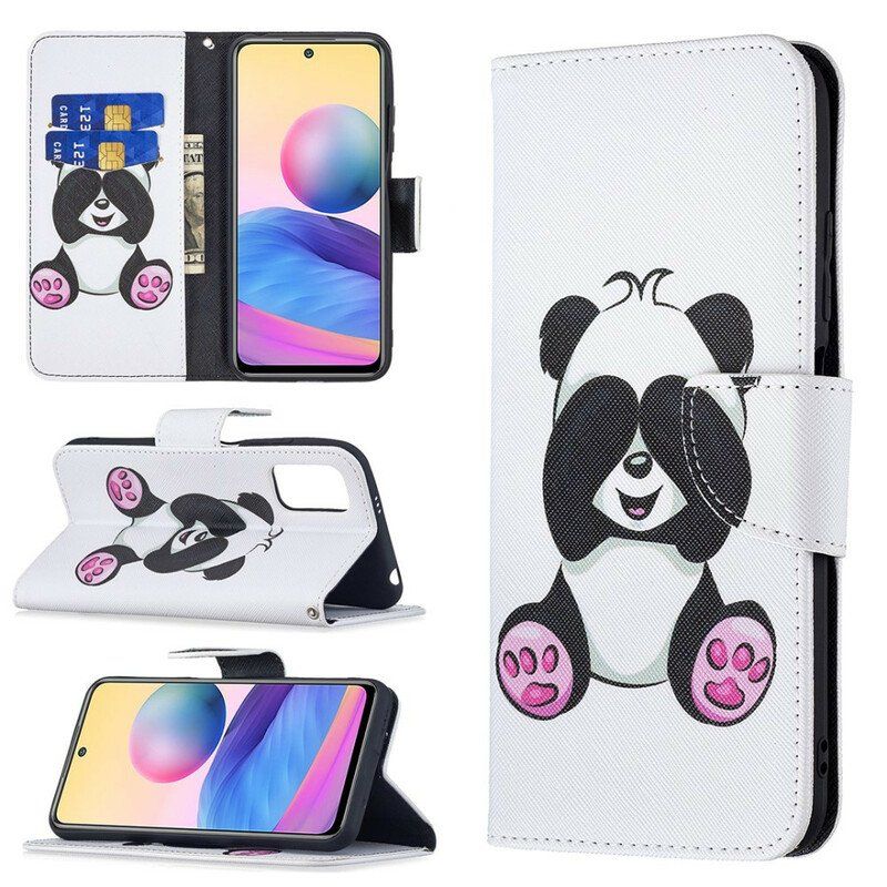 Etui Folio do Poco M3 Pro 5G Zabawa Pandami