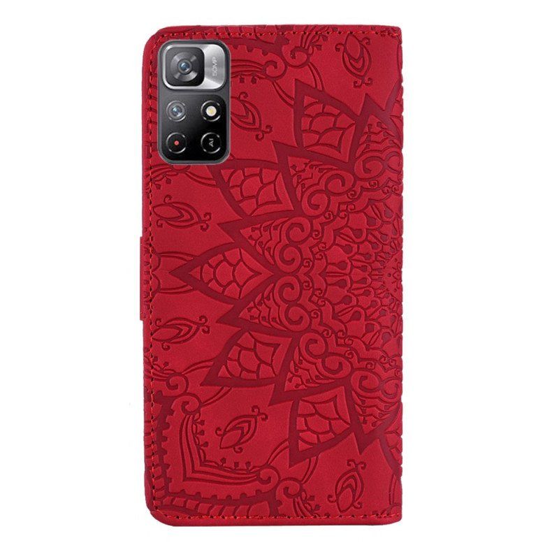 Etui Folio do Poco M4 Pro 5G Barokowo-mandala