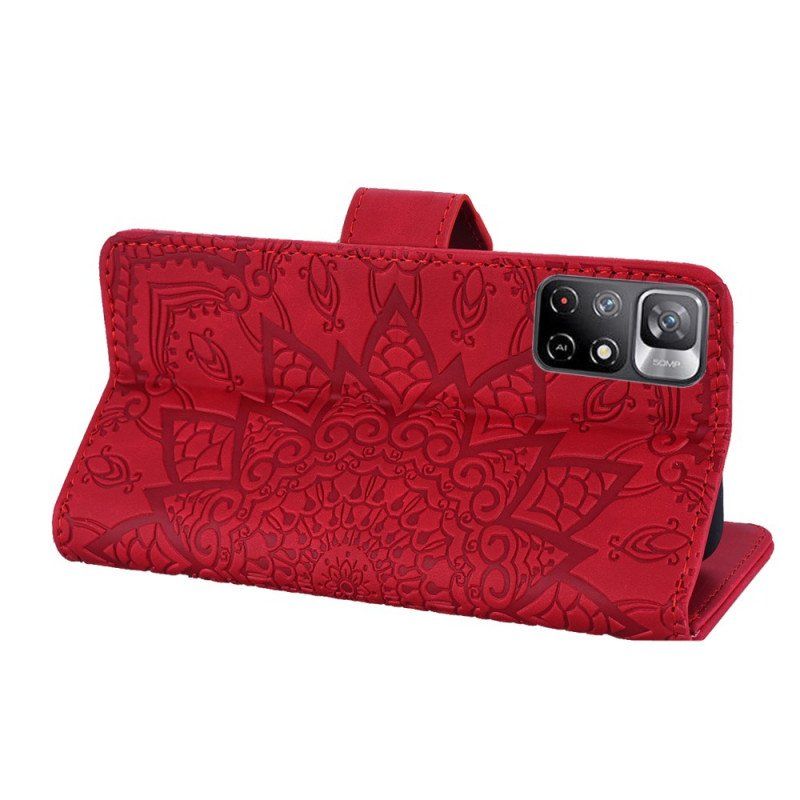 Etui Folio do Poco M4 Pro 5G Barokowo-mandala