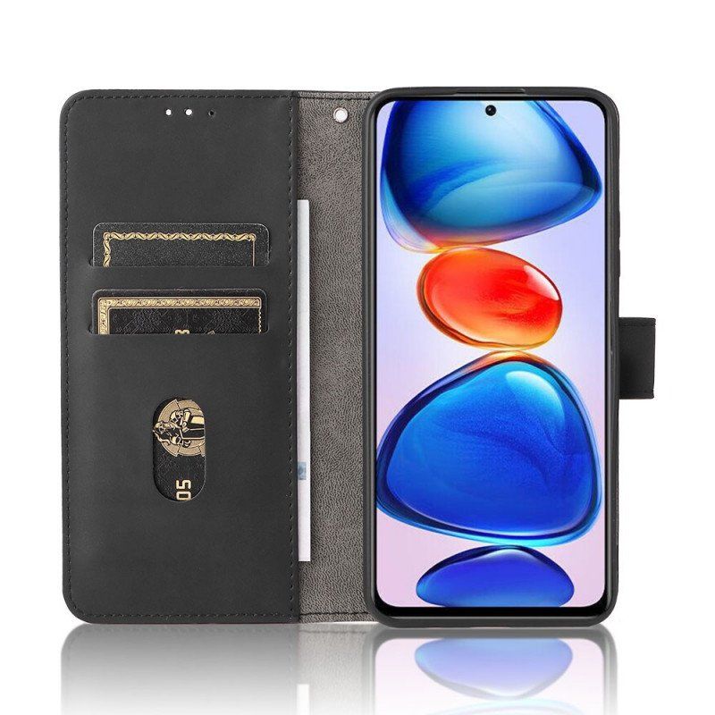 Etui Folio do Poco M4 Pro 5G Dotyk Skóry