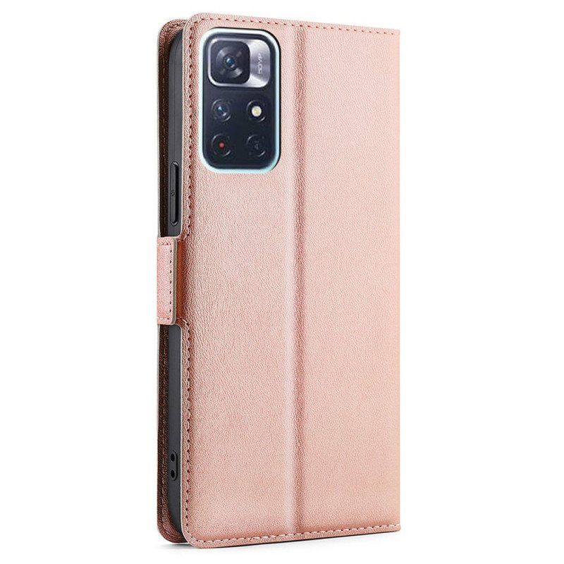 Etui Folio do Poco M4 Pro 5G Stylowa Skórzana Finezja