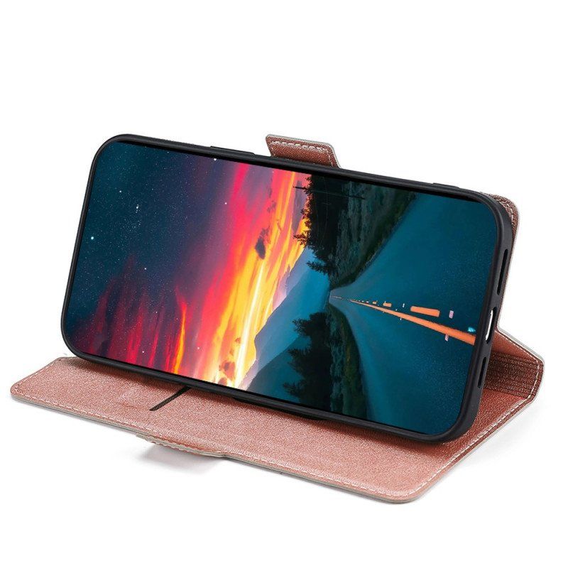 Etui Folio do Poco M4 Pro 5G Stylowa Skórzana Finezja