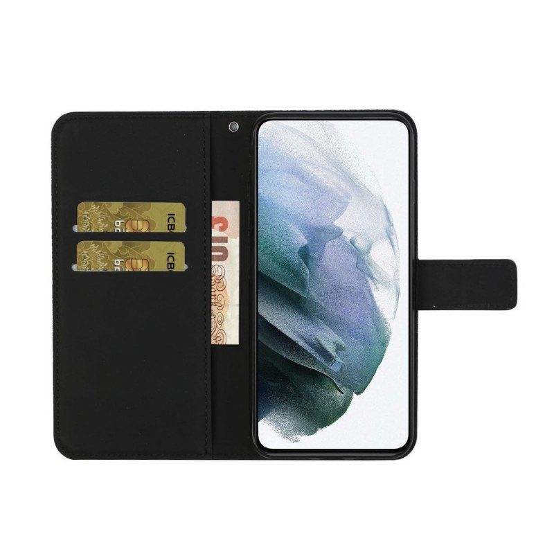 Etui Folio do Poco M4 Pro 5G Wzór Gobelinu