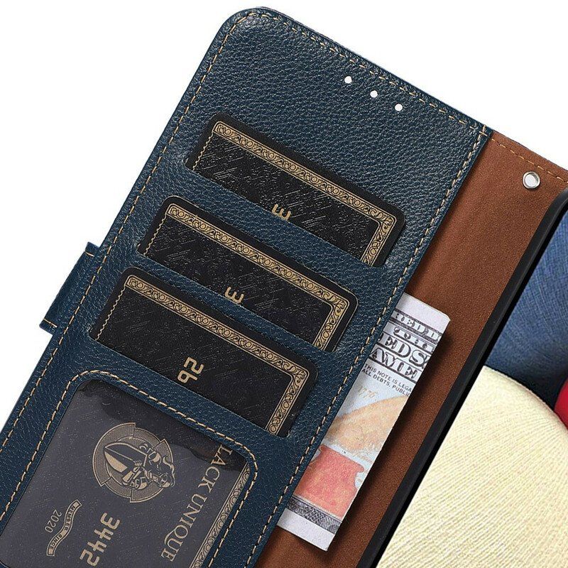 Etui Folio do Poco M5s Rfid Khazneh W Stylu Liczi