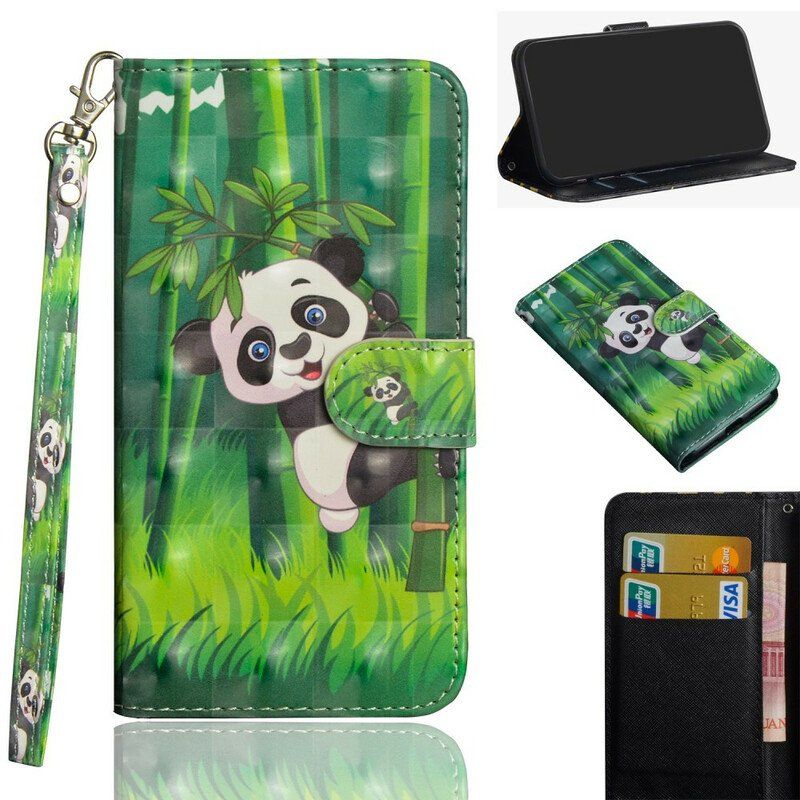 Etui Folio do Poco X3 / X3 Pro / X3 NFC Panda I Bambus