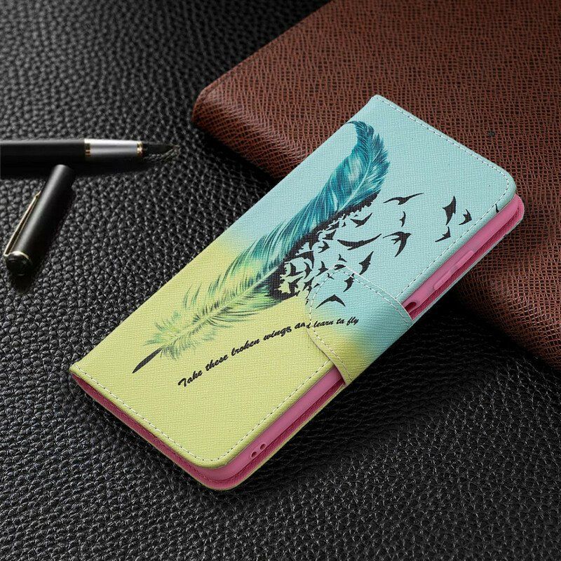 Etui Folio do Poco X3 / X3 Pro / X3 NFC Uczyć Się Latać