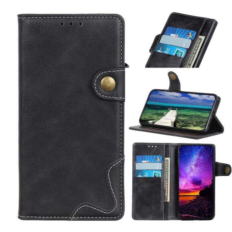 Etui Folio do Poco X4 Pro 5G Szycie Artystyczne