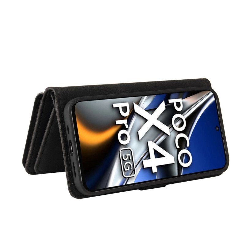 Etui Folio do Poco X4 Pro 5G Wielofunkcyjne Zoptymalizowane Etui Na Karty