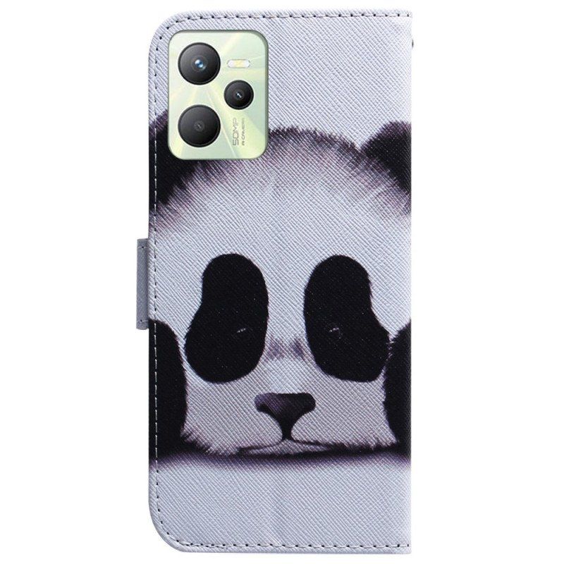 Etui Folio do Realme C35 Panda