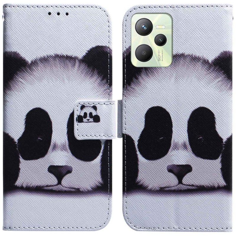 Etui Folio do Realme C35 Panda