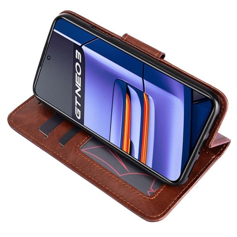 Etui Folio do Realme GT Neo 3 Połysk Tekstury