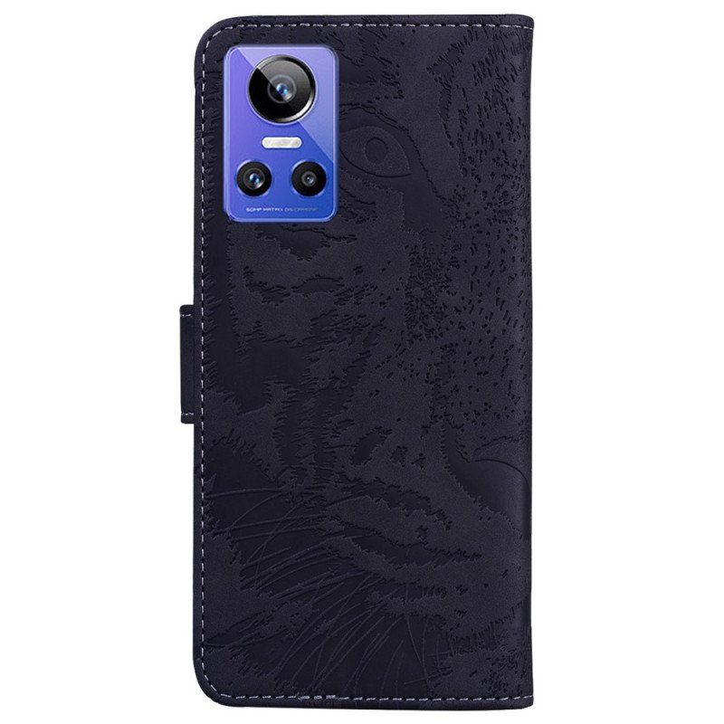 Etui Folio do Realme GT Neo 3 Wzór Tygrysa