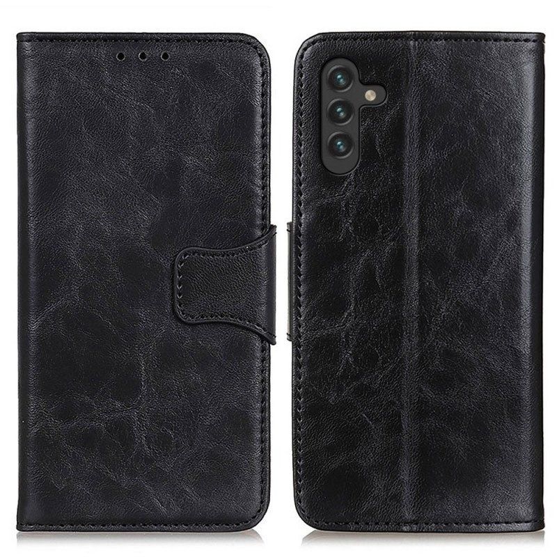 Etui Folio do Samsung Galaxy A13 5G / A04s Dwustronne Zapięcie Ze Skóry Dwoinowej