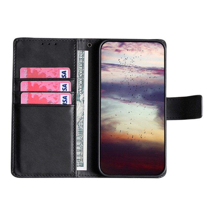 Etui Folio do Samsung Galaxy A13 5G / A04s Efekt Skóry Krokodyla