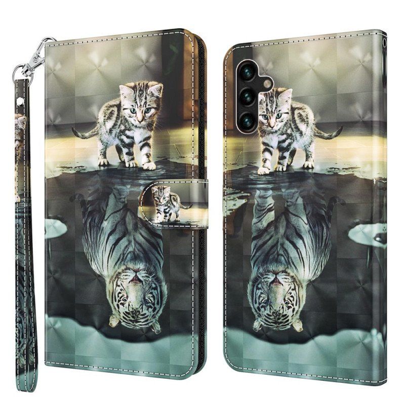 Etui Folio do Samsung Galaxy A13 5G / A04s Ernest Tygrys